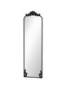 HOMCOM Floor Mirror, 50 x 160 cm Full Length Mirror with Baroque Metal Frame for Bedroom, Living Room, Dressing Room, Black