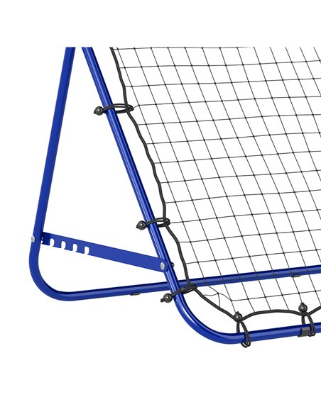 HOMCOM Adjustable Rebounder Net Kickback Target Goal for Teens Adults Training, Blue - pic 209555 | FastDaddyshop