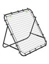 HOMCOM Adjustable Rebounder Net Kickback Target Goal for Teens Adults Training, Black