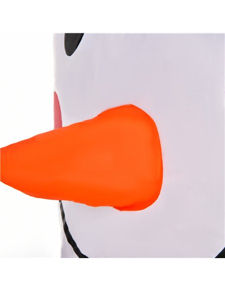 HOMCOM 6.5ft Inflatable Snowman LED Christmas Xmas Air Blown Holiday Decoration Outdoor Garden Decor - pic 209707 | FastDaddyshop