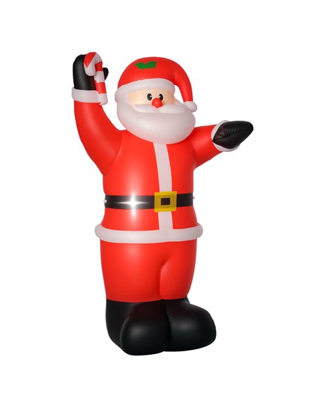 HOMCOM Inflatable Christmas Santa Claus Air Blown Decoration Yard - pic 209754 | FastDaddyshop