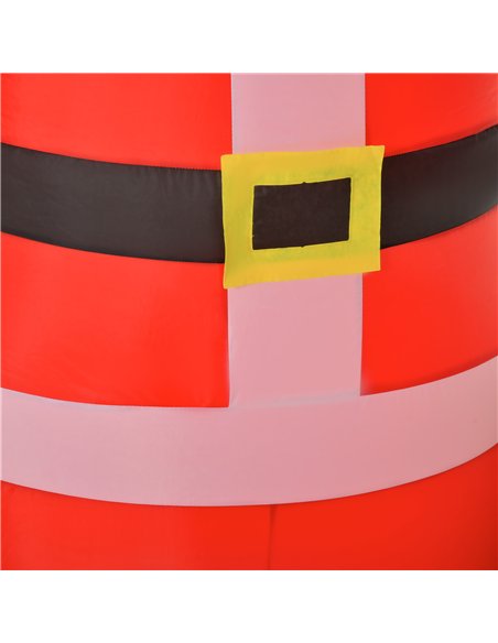 HOMCOM 7.5ft Inflatable Christmas Santa Claus with LED Air Blown Xmas Décor Holiday Outdoor Yard Decoration - pic 209797 | FastDaddyshop