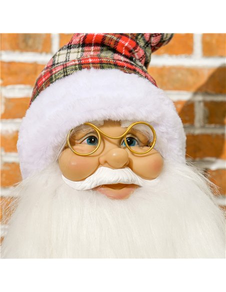HOMCOM 120cm Animated Santa Claus Figure, with Sound and Lights - Red/Green - pic 209886 | FastDaddyshop