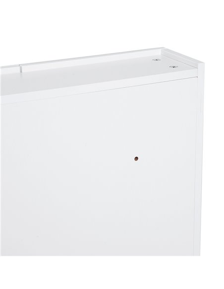 HOMCOM Bathroom Mirror Storage Cabinet Wall Mounted Double Doors Cupboard with Adjustable Shelf 60H x 70W x 15Dcm - White - pic 20992 | FastDaddyshop