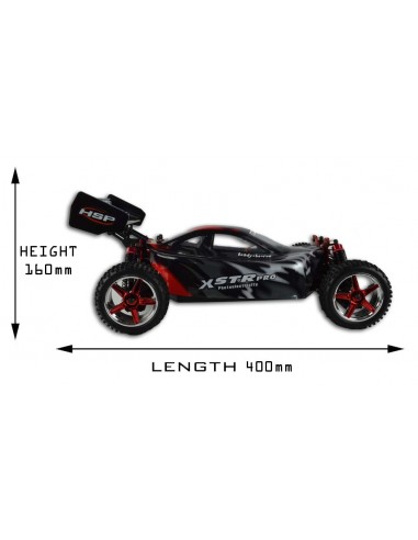 HSP XSTR Pro Brushless Electric Radio Controlled Buggy 2.4GHz R-Spec Red - photo03