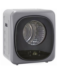 HOMCOM 4kg Vented Tumble Dryer with 5 Drying Mode, 800W Compact Freestanding Front Tumble Dryer, Silver