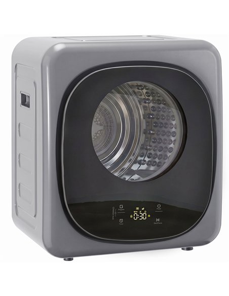 HOMCOM 4kg Vented Tumble Dryer with 5 Drying Mode, 800W Compact Freestanding Front Tumble Dryer, Silver - pic 210024 | FastDaddyshop