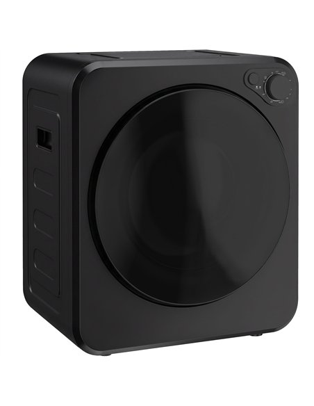 HOMCOM 4kg Front Load Laundry Dryer, Portable Clothes Dryer with 2 Power Modes, 400W/800W, Black - pic 210051 | FastDaddyshop