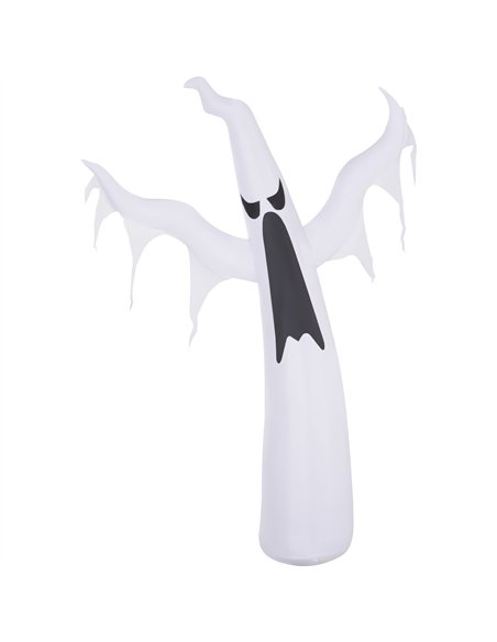 HOMCOM 6FT 1.8m LED Halloween Inflatable Decoration Floating Ghost Scary Party Outdoors Yard Lawn - pic 210060 | FastDaddyshop