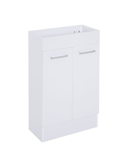 Kleankin Under Sink Bathroom Vanity Unit with Ceramic Basin, White - pic 21021 | FastDaddyshop