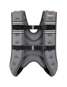 HOMCOM 10KG Weighted Vest, Running Weight Vest with Adjustable Strap, Convenient Pocket and Reflective Strips for Men and Women