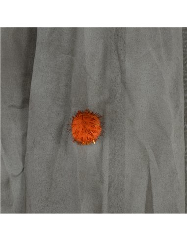 HOMCOM 6' Orange Clown Halloween Animatronic, with Glowing Eyes