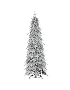HOMCOM 6ft Snow-Covered Unlit Artificial Christmas Tree