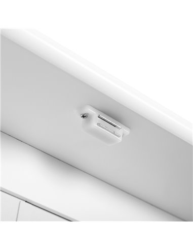 Kleankin Wall Mounted Bathroom Cabinet with Mirror Door, White