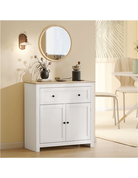HOMCOM Sideboard Storage Cabinet, Morden Kitchen Cupboard with Adjustable Shelf, Drawer and Double Doors, Sideboard for Living R - pic 210761 | FastDaddyshop