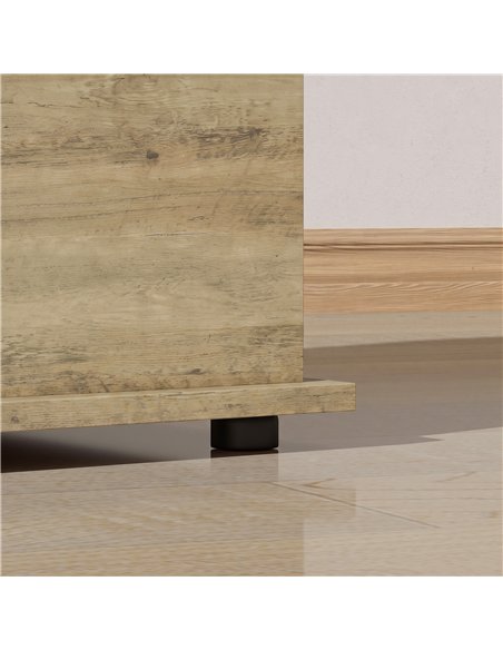 HOMCOM Large 114L Storage Chest Grey Wood Bench Trunk with Safety Lid for Bedroom Hallway and Living Room 100 x 40 x 40cm - pic 211166 | FastDaddyshop