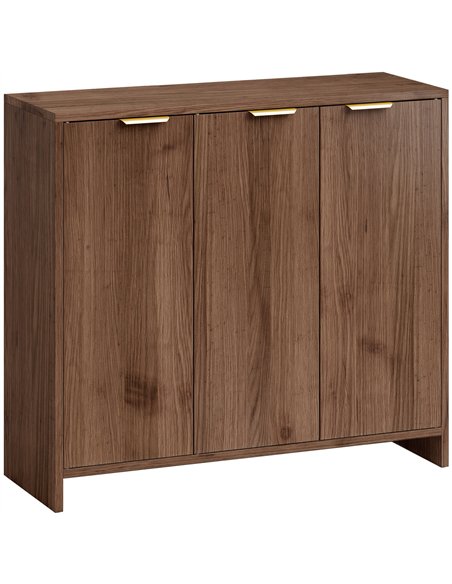 HOMCOM Sideboard Cabinet, Modern Storage Cabinet with 3 Doors and Adjustable Shelves for Living Room, Dining Room, Brown - pic 211185 | FastDaddyshop