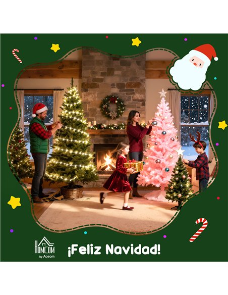 HOMCOM 60 cm Prelit Small Christmas Tree with 35 LED Lights, Snow Flocked Tabletop Mini Xmas Tree with Pine Cones, Berry Cluster - pic 211443 | FastDaddyshop
