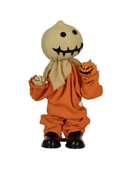 HOMCOM 77cm Halloween Scarecrow Decoration, Outdoor Activated Prop with Light Up Eyes, Sound Activated - pic 211543 | FastDaddyshop