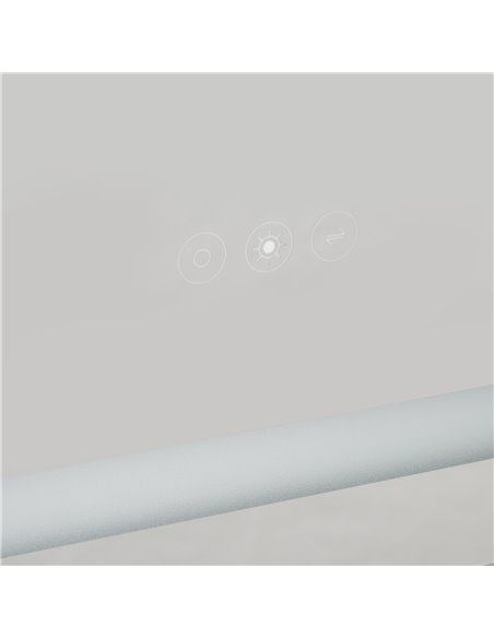 Kleankin LED Illuminated Bathroom Mirror Cabinet with LED Lights, Shelves, Touch Switch, Silver - pic 21155 | FastDaddyshop