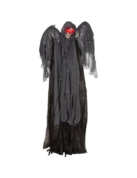 HOMCOM 6.3" Grim Reaper Halloween Animatronic, with Glowing Eyes - pic 211570 | FastDaddyshop