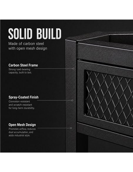 HOMCOM Wall-Mounted Wine Rack with LED Lights, Glass Holders, Open Shelf, Metal Storage Rack, Black - pic 211729 | FastDaddyshop