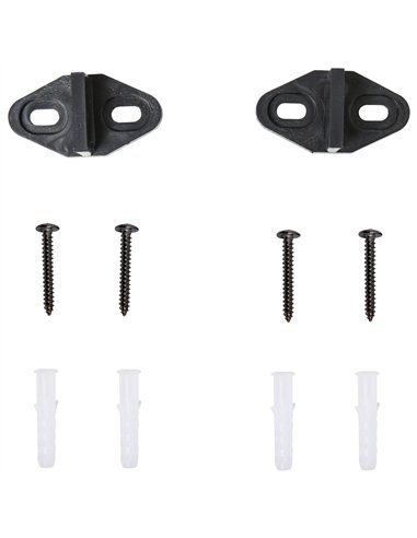 HOMCOM 6.6FT/200cm Sliding Barn Door Hardware Track Kit, 90kg Heavy Duty Carbon Steel Sliding Door Rail for 2 Doors, Black