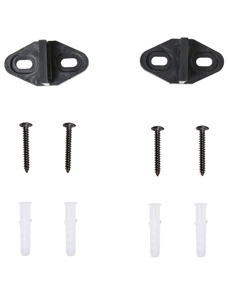 HOMCOM 6.6FT/200cm Sliding Barn Door Hardware Track Kit, 90kg Heavy Duty Carbon Steel Sliding Door Rail for 2 Doors, Black - pic 211800 | FastDaddyshop