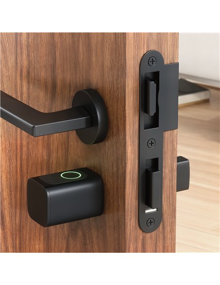 HOMCOM Smart Door Cylinder, 5-in-1 (Fingerprint Biometrics/Passcode/APP/NFC Card/Key), Shared Access, Bluetooth Cylinder - pic 211913 | FastDaddyshop