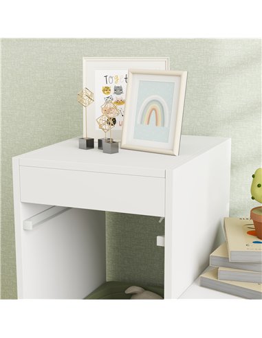 AIYAPLAY Toy Storage Organiser, Three-Layer Kids Toy Storage Units, with Removable Bins, for Ages 3-8 Years, Green