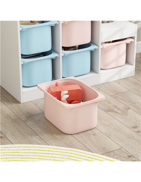 AIYAPLAY Toy Storage Organiser, Three-Layer Kids Toy Storage Units, with Removable Bins, for Ages 3-8 Years, Multi-colour - pic 212215 | FastDaddyshop