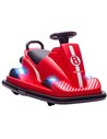 AIYAPLAY Kids Bumper Car, 360° Rotation Spin Electric Walzer Car with LED Lights, Music for Ages 3-8 Years Old, Red