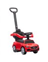 AIYAPLAY 2 in 1 Baby Ride on Push Car Mercedes-Benz C-Class Licensed Walker Foot to Floor Push-Along with Removable Handle, Red