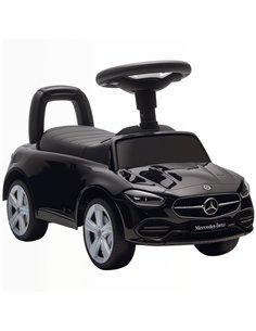 AIYAPLAY Official Mercedes-Benz Ride On Car, Foot to Floor Sliding Walker with Horn, Engine Sounds and Under-Seat Storage, Black