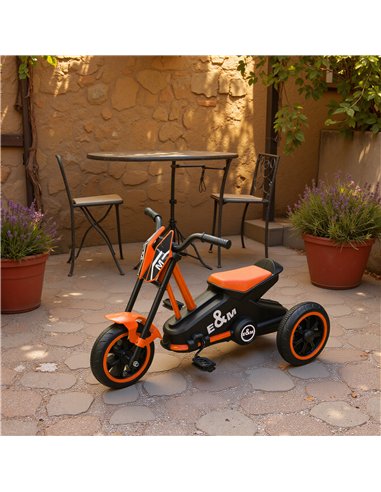 AIYAPLAY Kids Tricycle Baby Trike, Kids Trike with Pedal, 3 Wheel Toddler Balance Bike for Indoor Outdoor Use, Orange