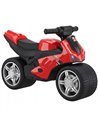 AIYAPLAY Balance Bike with Music Extra-Wide Wheels Toddler Bike for Boys Girls Red