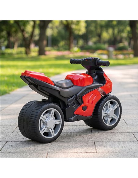 AIYAPLAY Balance Bike with Music Extra-Wide Wheels Toddler Bike for Boys Girls Red - pic 212415 | FastDaddyshop