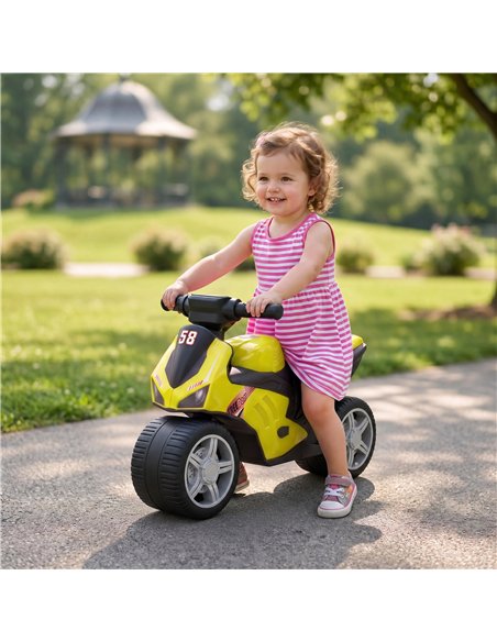 AIYAPLAY Balance Bike with Music Extra-Wide Wheels Toddler Bike for Boys Girls Green - pic 212423 | FastDaddyshop