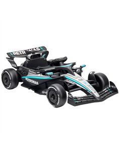 AIYAPLAY Licensed Mercedes-AMG PETRONAS F1 12V Electric Go Kart for Kids with Remote, Rear Suspension, Soft Start and 3 Speeds