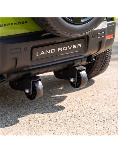 AIYAPLAY Land Rover Licensed 12V Kids Ride on Car with Remote, Suspension, Slow Start, 3 Speeds, Lights, Music, Horn, Green
