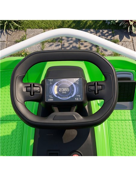 AIYAPLAY 24V Electric Go Kart for Kids with Drift Mode, 300W Brushless Motor, Soft Start and Dual Speed for Ages 6-10, Green - pic 212495 | FastDaddyshop
