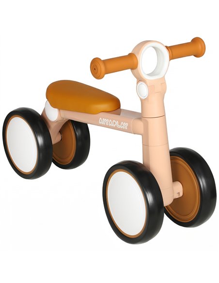 AIYAPLAY Balance Bike, Lightweight Baby Balance Bike with Foldable Design, Adjustable Seat, No Pedal for 1–2 Years, Pink - pic 212614 | FastDaddyshop