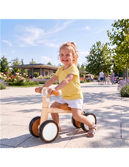 AIYAPLAY Balance Bike, Lightweight Baby Balance Bike with Foldable Design, Adjustable Seat, No Pedal for 1–2 Years, Pink - pic 212621 | FastDaddyshop