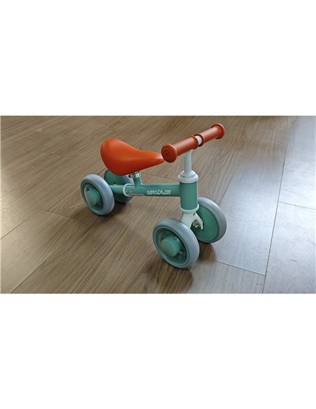 AIYAPLAY Baby Balance Bike for 1-2 Years Old, Light-up Toddler Balance Bike with Adjustable Seat, 4 Silent EVA Wheels, Green - pic 212629 | FastDaddyshop