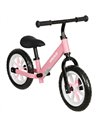 AIYAPLAY 11.2" Balance Bike for 2-5 Years, Toddler Bike with Lighting Wheels, Adjustable Seat & Handlebar, 360° Steering, Pink