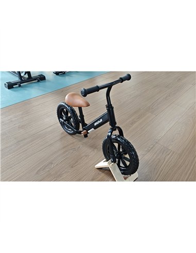 AIYAPLAY 11.2" Balance Bike for 2-5 Years, Toddler Bike with Lighting Wheels, Adjustable Seat & Handlebar, Black