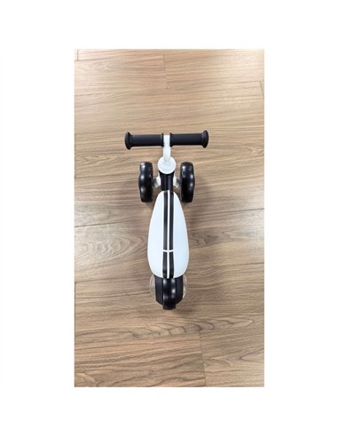 AIYAPLAY Balance Bike for Kids 1-2 Years, Toddler Bike with Adjustable Seat and Lighting Rear Wheels for Boys and Girls, Black