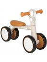 AIYAPLAY Balance Bike, Lightweight Baby Balance Bike with Foldable Design, Adjustable Seat, No Pedal for 1-2 Years, Cream White