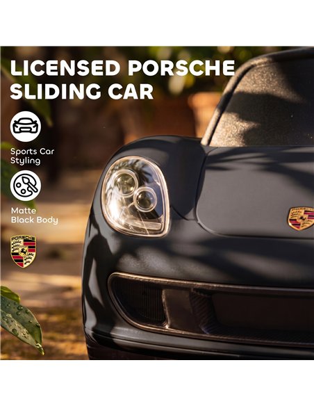 AIYAPLAY Ride on Car, Porsche Licensed Toddler Push Car with Horn, Headlights, Sound and Steering Wheel for 18-36 Months, Matte  - pic 212698 | FastDaddyshop