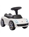 AIYAPLAY Ride on Car, Porsche Licensed Toddler Push Car with Horn, Headlights, Sound and Steering Wheel for 18-36 Months, White
